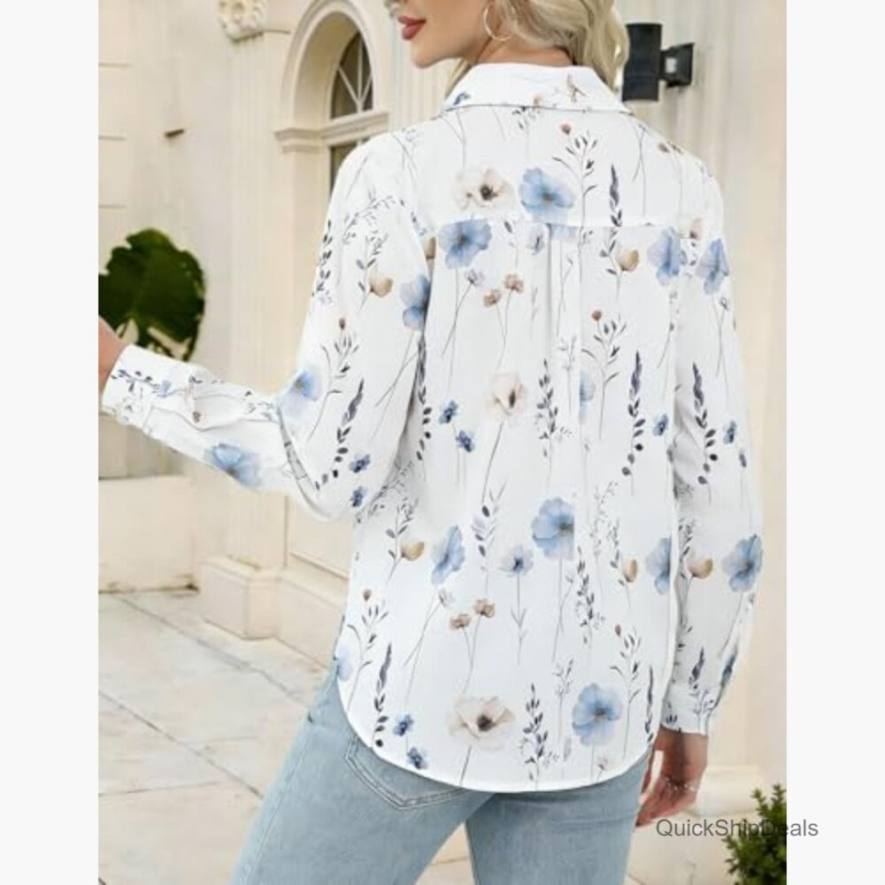 Wrinkle-Resistant Button Down Shirt With Pockets,… - image 3